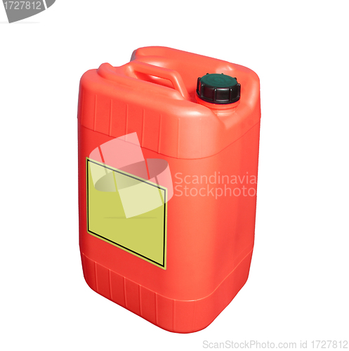 Image of A fuel container isolated