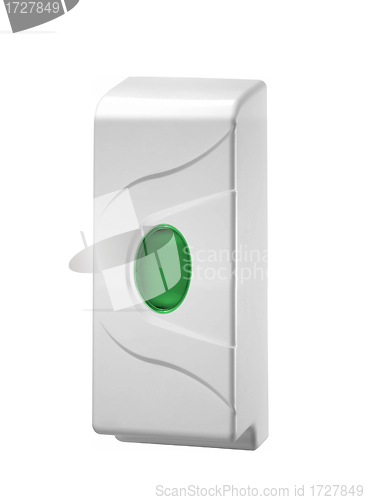 Image of Soap plastic dispenser in white