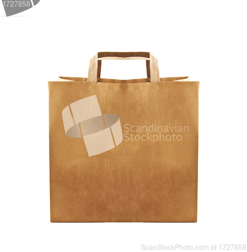 Image of Paper bag isolated