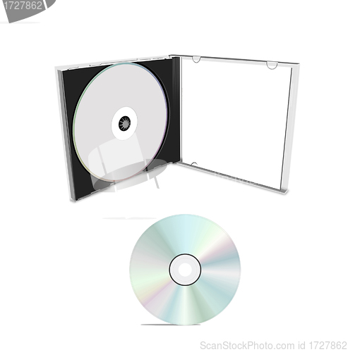 Image of DVD case isolated