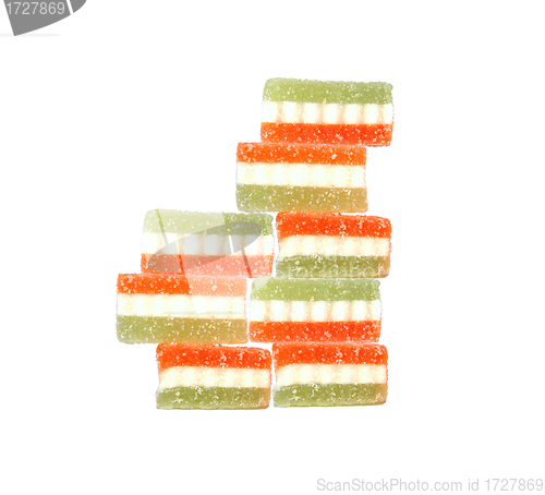 Image of sweet candies isolated