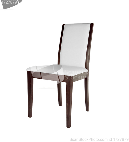 Image of modern bar chair isolated over white background