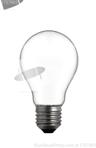 Image of Empty Light Bulb on white