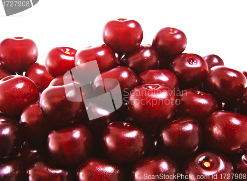 Image of cherry, on a white background