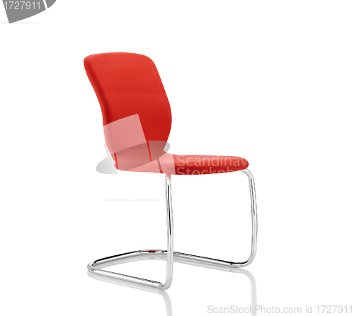 Image of Red Stylish Chair isolated on white