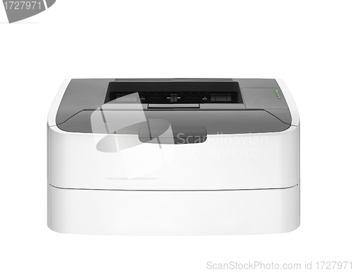 Image of laser printer isolated