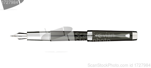 Image of business fountain pen isolated
