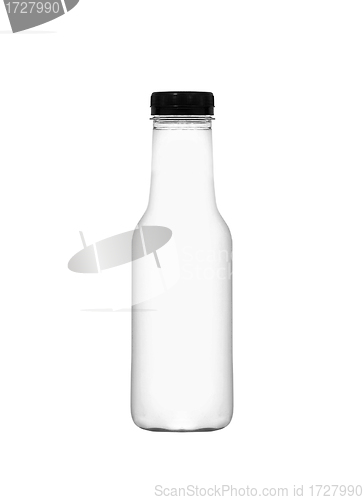 Image of White plastic bottle for milk