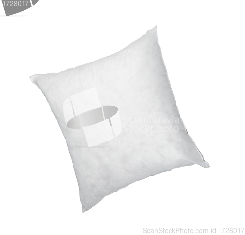 Image of White pillow. Isolated