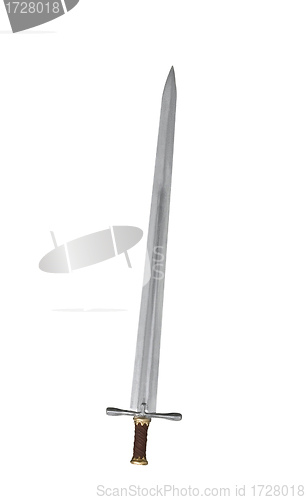 Image of sword isolated on white