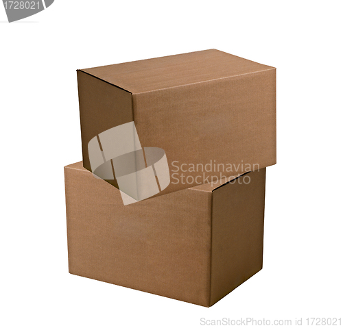 Image of two shipping boxes