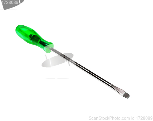 Image of screwdriver on a white background