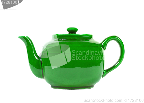 Image of tea pot isolated