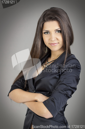 Image of Portrait of a beautiful business woman
