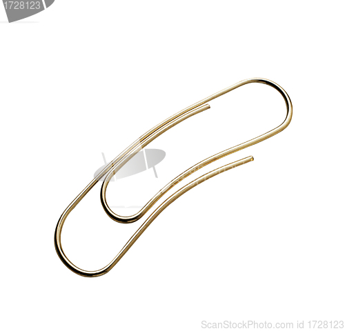 Image of Paper clip isolated