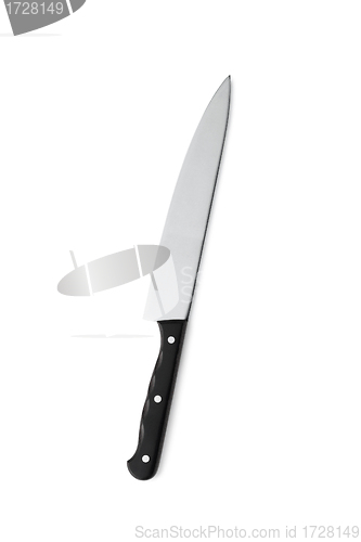 Image of Kitchen knife on a white background