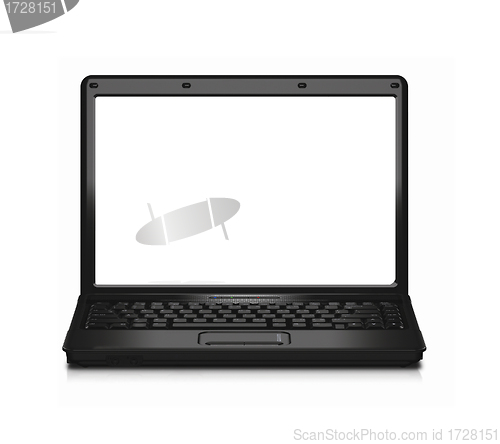 Image of Laptop isolated on white