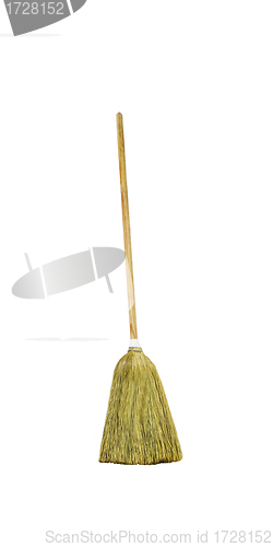 Image of broomstick isolated