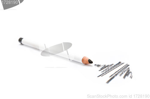 Image of Black eye and lip make up pencil
