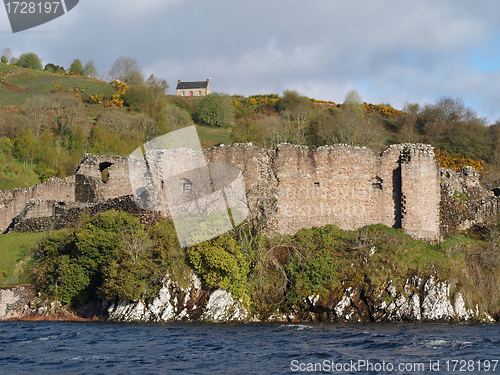 Image of Urquhart Castle, Scotland.