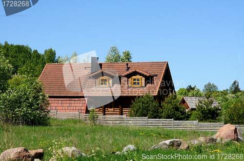 Image of The house with a tile