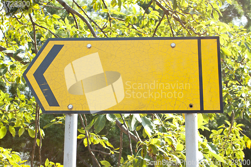 Image of Sign in countryside