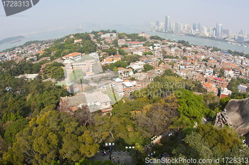 Image of View from Gulangyu Island, Xiamen, China.