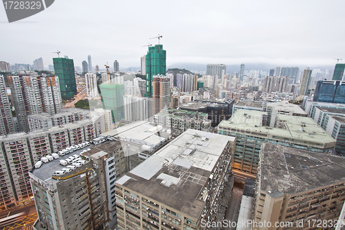 Image of Hong Kong downtown at morning