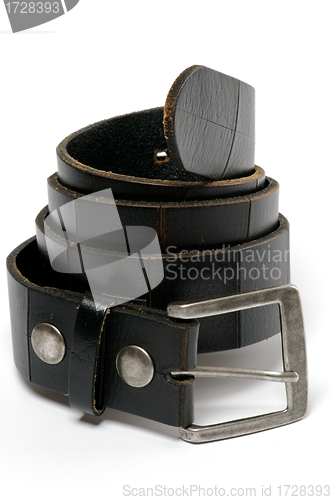 Image of Black Leather belt 