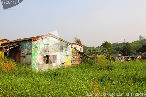 Image of Rural houses in countryside of Hong Kong
