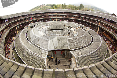 Image of Fujian Tulou house in China