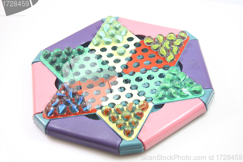 Image of Chinese checkers game