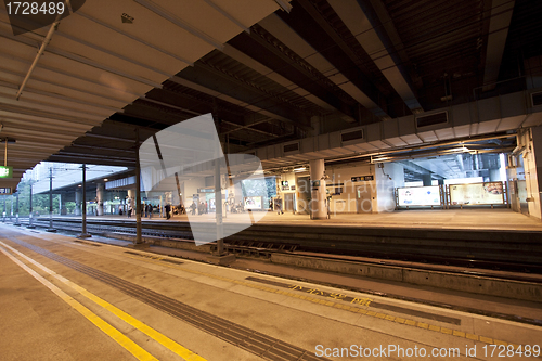 Image of Light rail station in Hong Kong