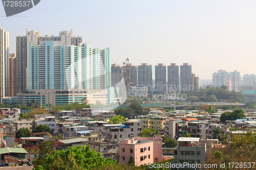 Image of Tuen Mun downtown in Hong Kong