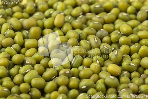 Image of Abstract background: Green mung beans