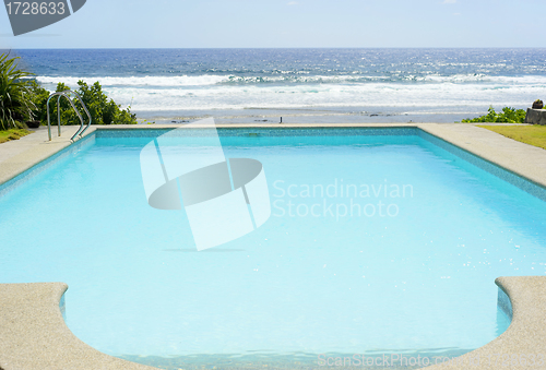 Image of Pool on a tropical beach