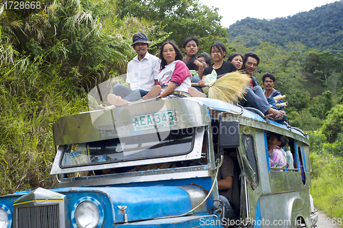 Image of Overflowing Jeepney