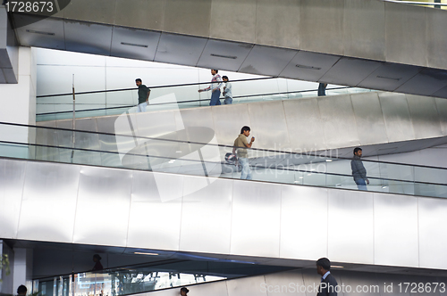 Image of Escalator at Indira Gandhi Intarnational Airport 