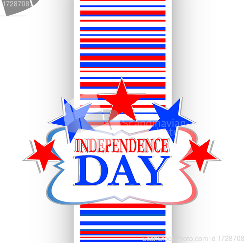 Image of Abstract Usa independence background