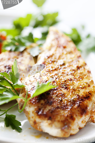 Image of grilled chicken brest fillet