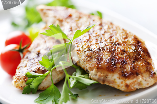 Image of grilled chicken brest fillet