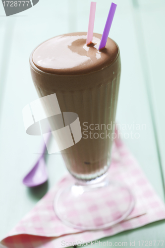 Image of chocolate milkshake