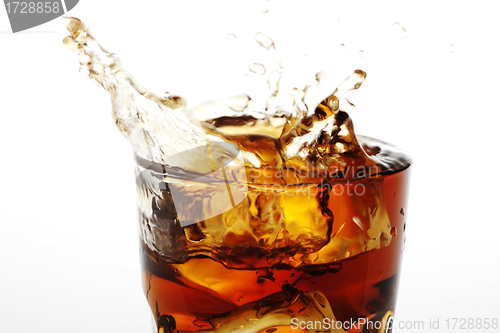 Image of cola splash