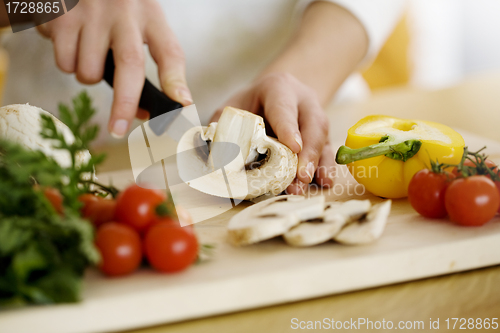Image of preparing food