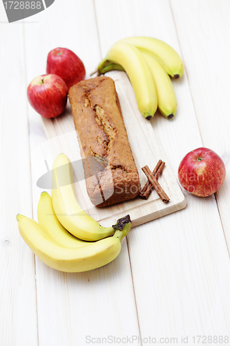 Image of apple and banana cake