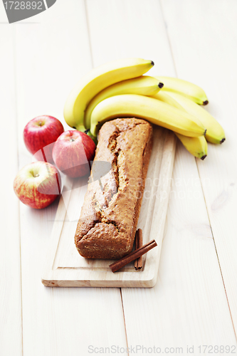 Image of apple and banana cake