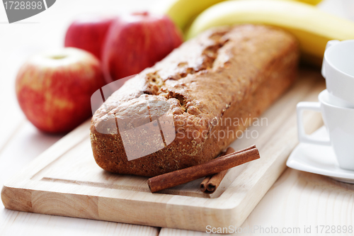 Image of apple and banana cake