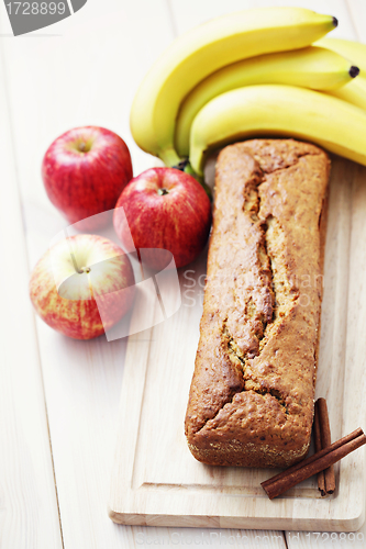 Image of apple and banana cake