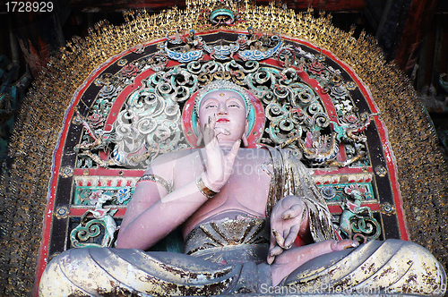 Image of Ancient Buddha joss sculpture