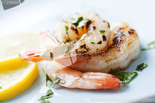 Image of grilled shrimps